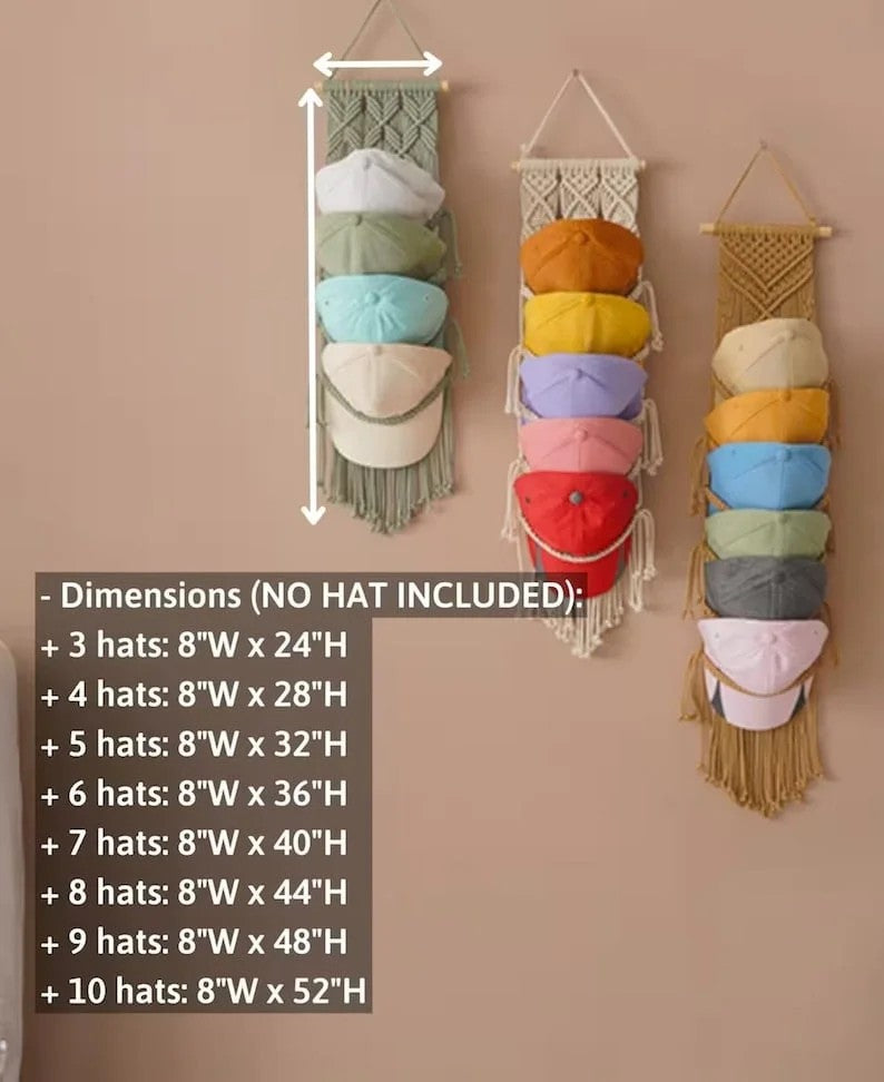 🔥LIMITED TIME OFFER🧢Handwoven Tapestry Baseball Cap Holder