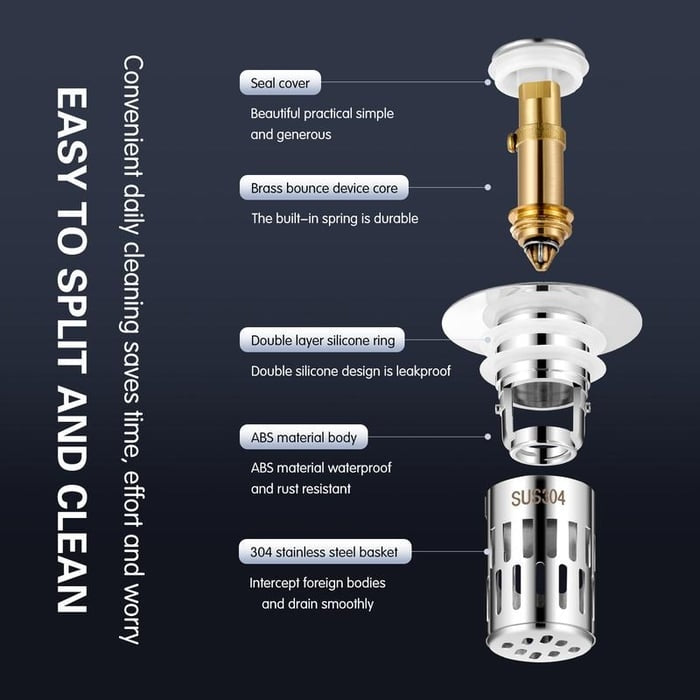 šAutumn Sale 49% OFF - Universal Stainless Steel Drain Strainer (BUY 2 GET 1 FREE)