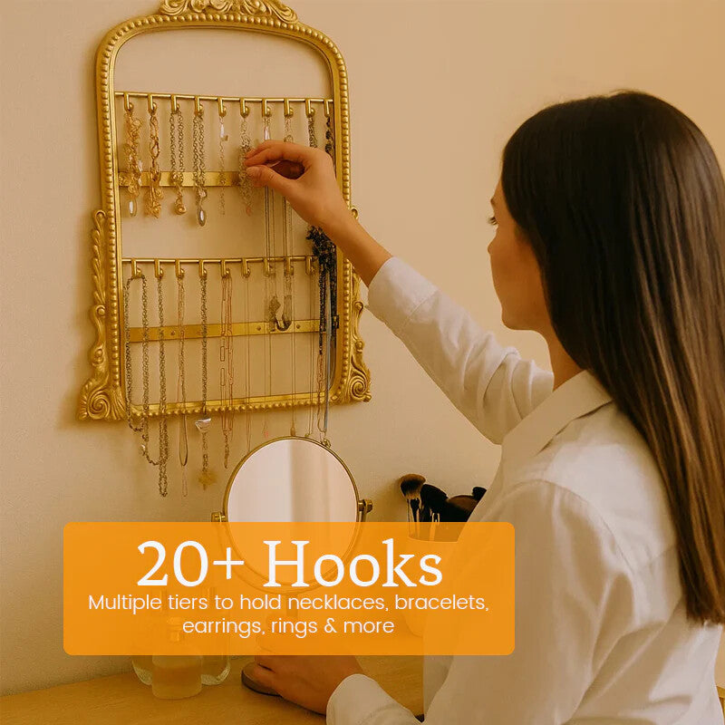 š Gilded Elegance Jewelry Organizer ā Display Your Treasures Like Royalty