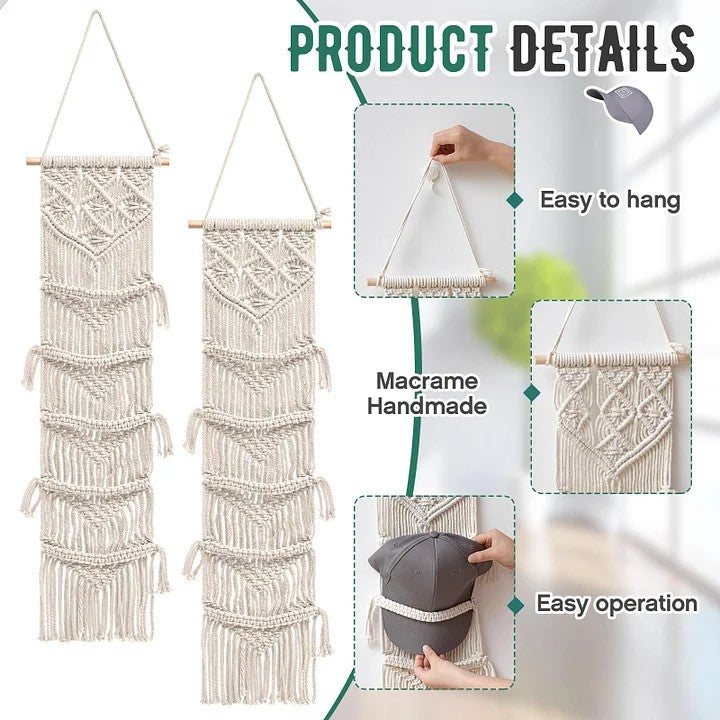 🔥LIMITED TIME OFFER🧢Handwoven Tapestry Baseball Cap Holder
