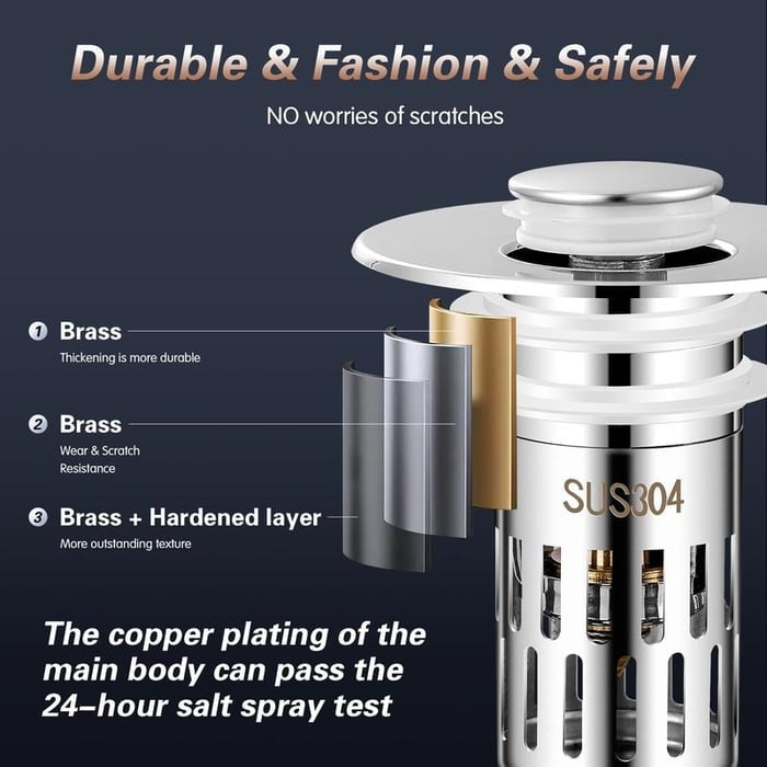šAutumn Sale 49% OFF - Universal Stainless Steel Drain Strainer (BUY 2 GET 1 FREE)