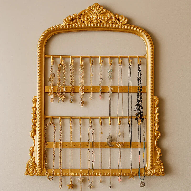 š Gilded Elegance Jewelry Organizer ā Display Your Treasures Like Royalty