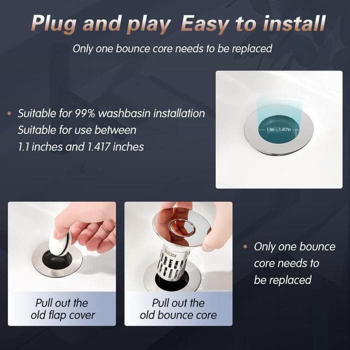 šAutumn Sale 49% OFF - Universal Stainless Steel Drain Strainer (BUY 2 GET 1 FREE)