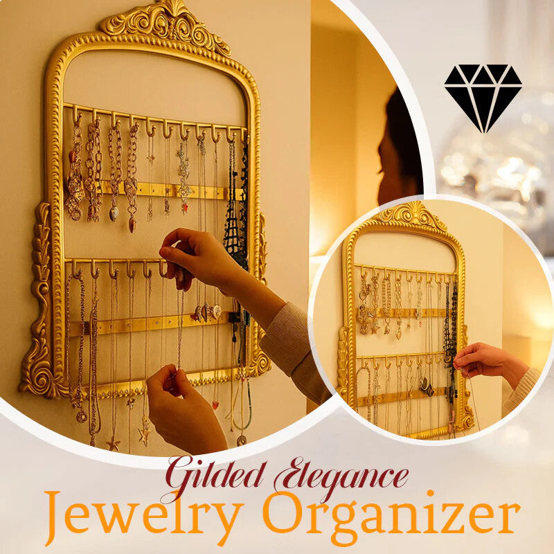 š Gilded Elegance Jewelry Organizer ā Display Your Treasures Like Royalty