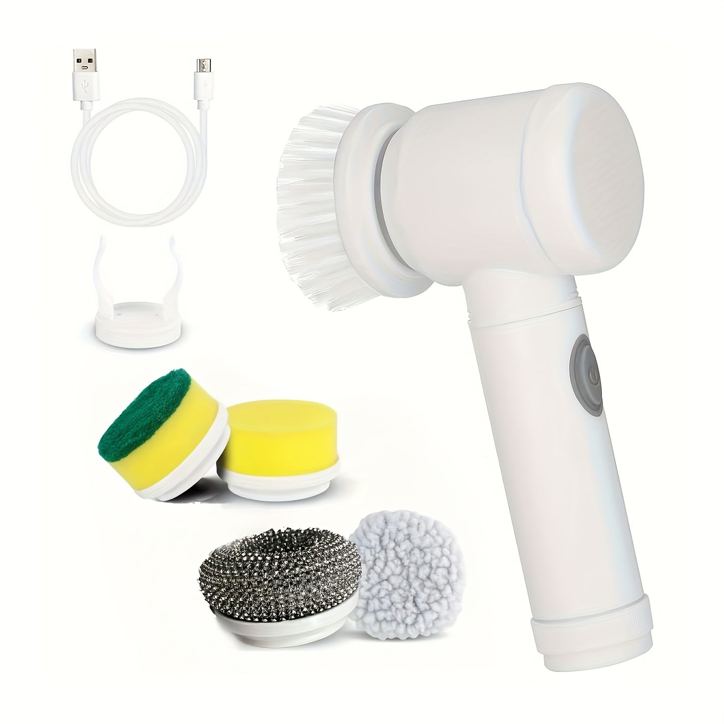 🧼 Power Spin Brush – Easy Cleaning for Bathroom, Kitchen & More