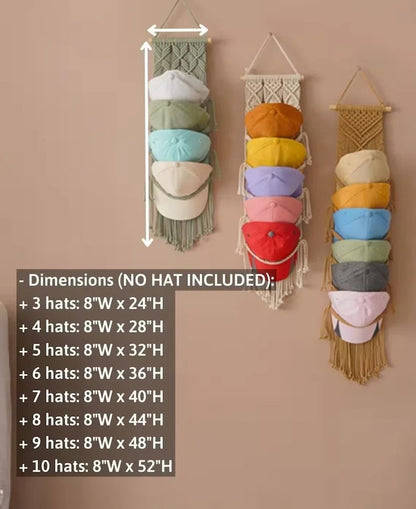 🔥LIMITED TIME OFFER🧢Handwoven Tapestry Baseball Cap Holder