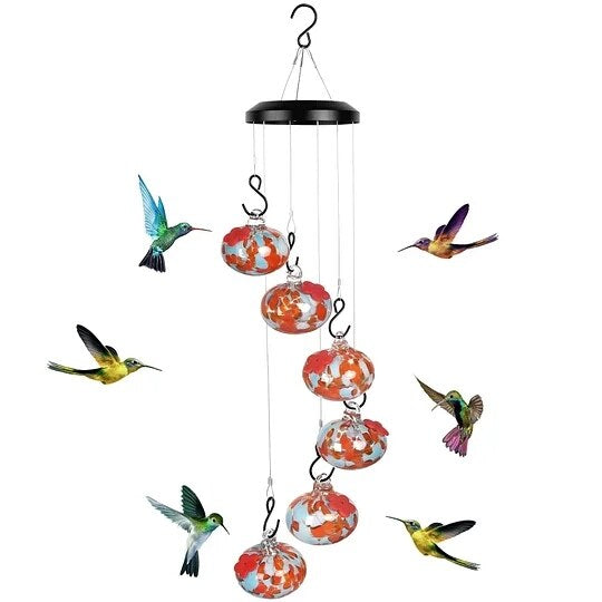 New Charming Wind Chimes, Hummingbird feeders Garden Decor