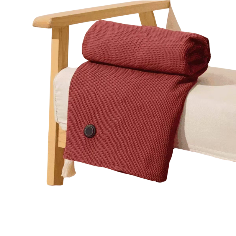 🔥 Heated Shawl Wrap for Women – USB Portable Wearable Blanket with 8 Heating Zones & 3 Levels, Soft Zipper Design for Home or Outdoor Use