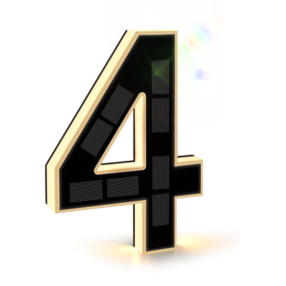 Solar Lighted House Numbers