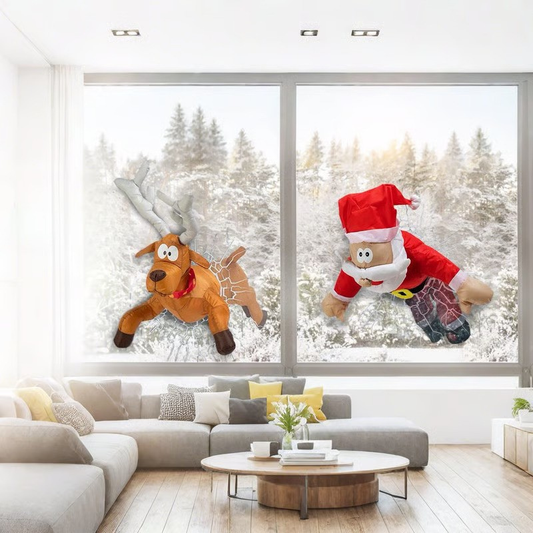 🎅Christmas Sale-Crashing Reindeer & Santa Set