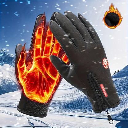 ❄️ Outdoor Winter Gloves — Touchscreen-Compatible, Windproof, Waterproof Full-Finger Gloves for Sports, Travel, and Everyday Use