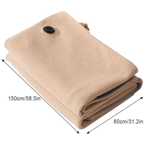 🔥 Heated Shawl Wrap for Women – USB Portable Wearable Blanket with 8 Heating Zones & 3 Levels, Soft Zipper Design for Home or Outdoor Use