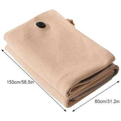 🔥 Heated Shawl Wrap for Women – USB Portable Wearable Blanket with 8 Heating Zones & 3 Levels, Soft Zipper Design for Home or Outdoor Use