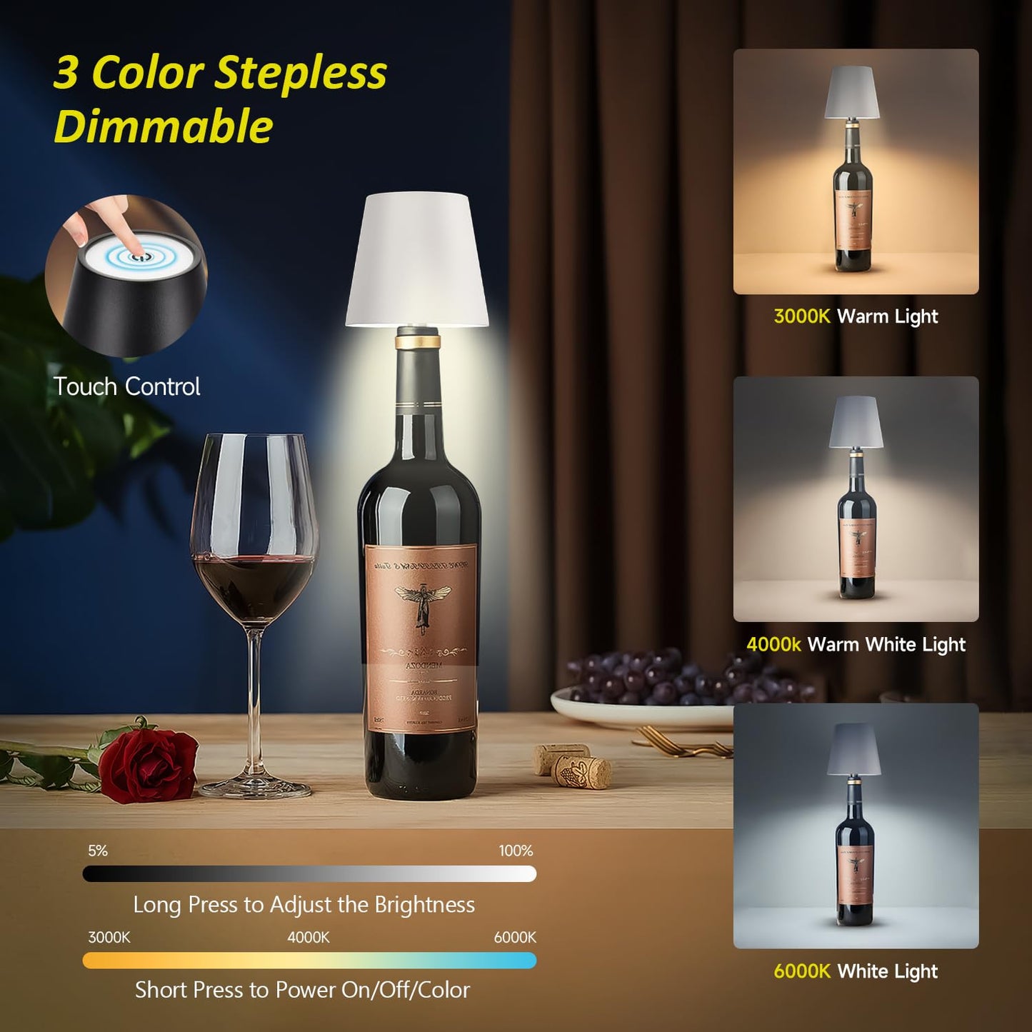 WIRELESS BOTTLE LAMP