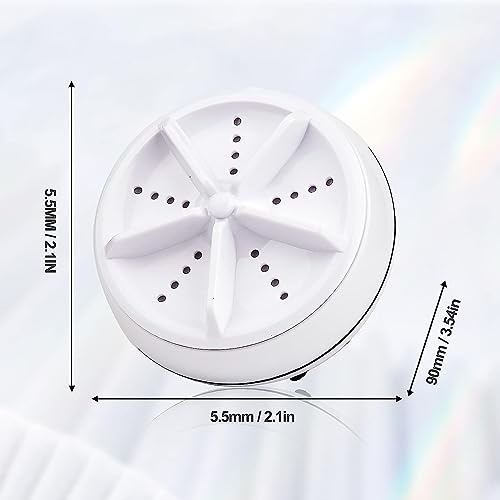 🌀 Portable Mini Ultrasonic Cleaner — For Home/Travel/Dorm/RV/Apartment Use