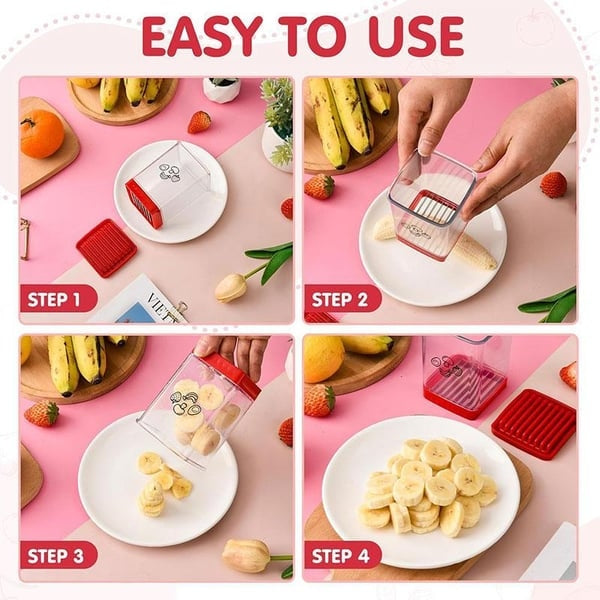 🍓 Last Day Clearance✨Cup Slicer-Fruit & Vegetable Fast Cutting Slicer