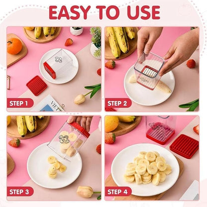 🍓 Last Day Clearance✨Cup Slicer-Fruit & Vegetable Fast Cutting Slicer