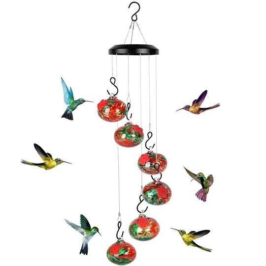 New Charming Wind Chimes, Hummingbird feeders Garden Decor