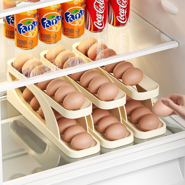 🥚Almost Sold Out💥New Automatic Roll-Down Double-layer Egg Dispenser