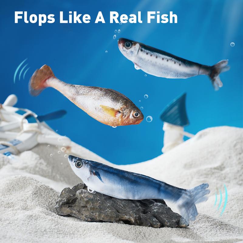 🐟Realistic Flopping Fish Cat Toys