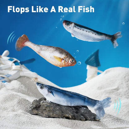 🐟Realistic Flopping Fish Cat Toys