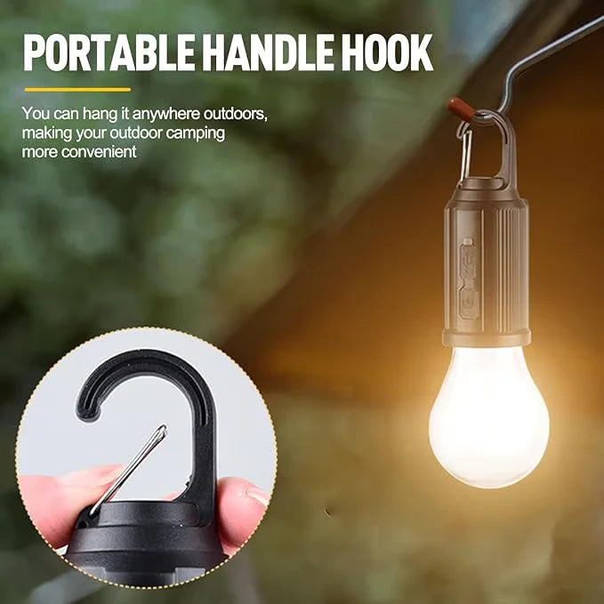 💡Solar LED Camping Lantern with Hook