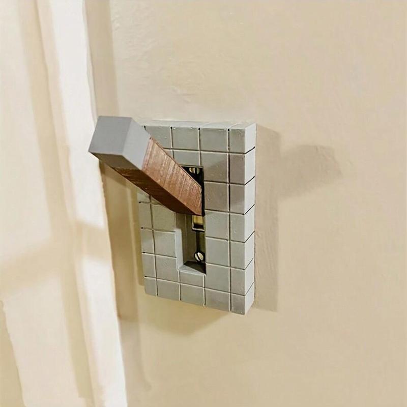 🔥 Minecraft Torch Light Switch Cover – 3D Gaming Wall Decor for Bedroom & Kids Room