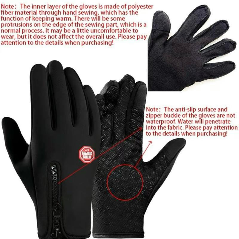 ❄️ Outdoor Winter Gloves — Touchscreen-Compatible, Windproof, Waterproof Full-Finger Gloves for Sports, Travel, and Everyday Use