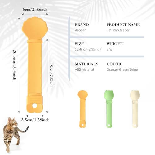 🍗3Pcs Multifunctional Cat Treat Squeeze Spoons Set - Colorful Dispensers for Wet Food