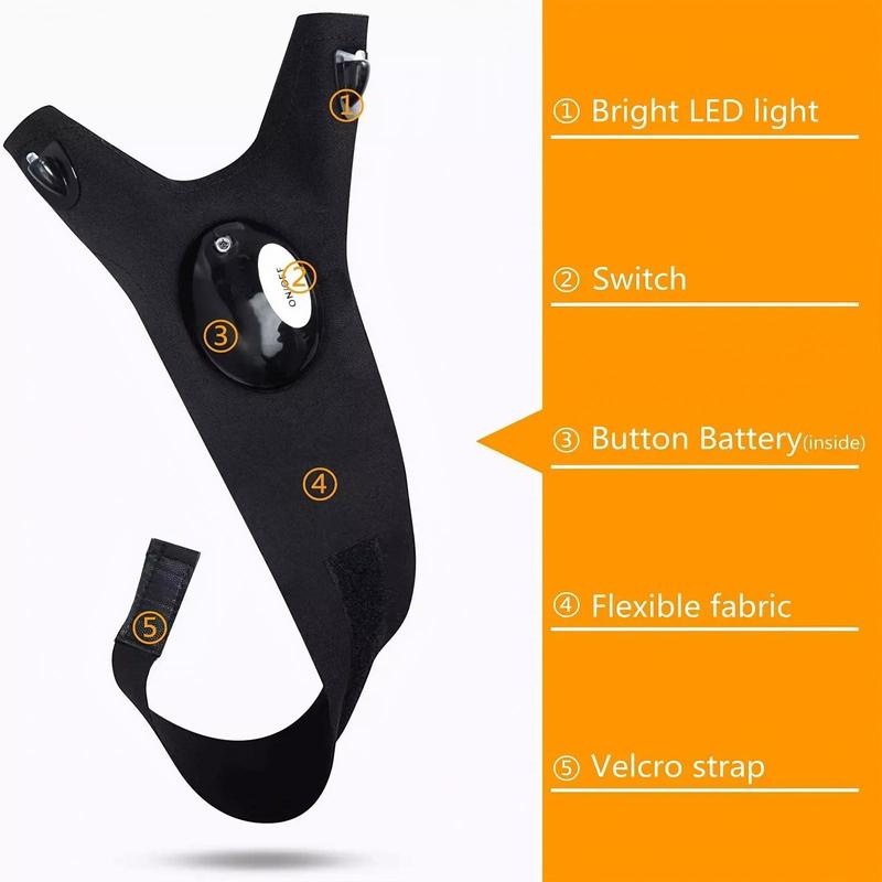 🔧 LED Work Gloves – Hands-Free Flashlight Tool for Repair, Night Fishing & Camping