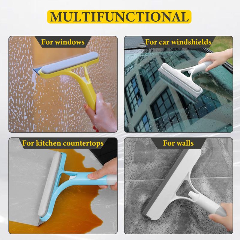 💦 3-in-1 Window Cleaner – Spray, Wipe & Squeegee in One Tool