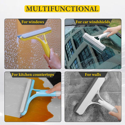 💦 3-in-1 Window Cleaner – Spray, Wipe & Squeegee in One Tool