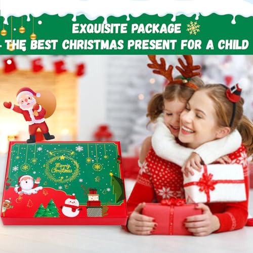 🎄 Felt Christmas Tree for Kids – 3.2ft DIY Wall Hanging Xmas Tree with 34 Ornaments & String Lights