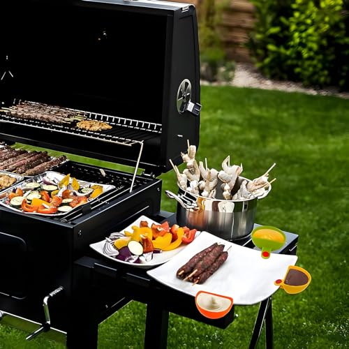 🍖8-Piece Dip Tray Set — Reusable Dip Set for Chips