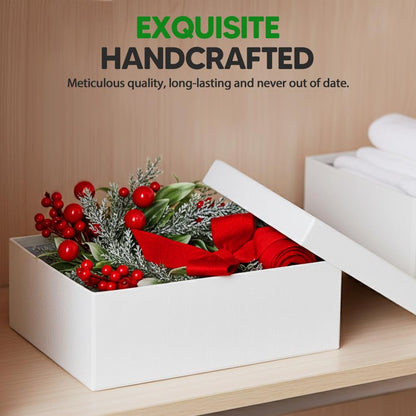 🎄Mini Christmas Wreaths with Ribbon Bows for Holiday Home Decor🎀