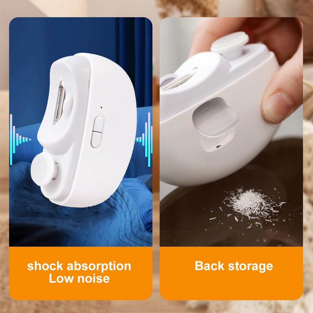 🎁 Perfect for All Ages 👵👶 3-in-1 Automatic Electric Nail Clipper with Polishing