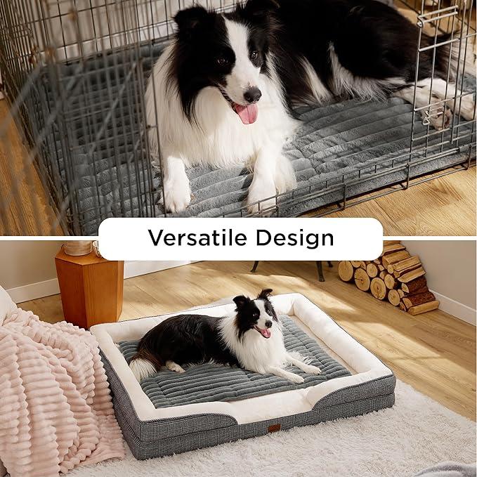 sicalley Self Warming Pet Bed, Small Self Heating pet Crate Pad, Thermal Extra Warm Mat Indoor & Outdoor, Non-Slip & Washable