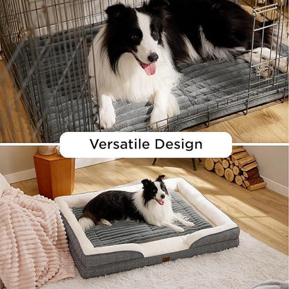 sicalley Self Warming Pet Bed, Small Self Heating pet Crate Pad, Thermal Extra Warm Mat Indoor & Outdoor, Non-Slip & Washable