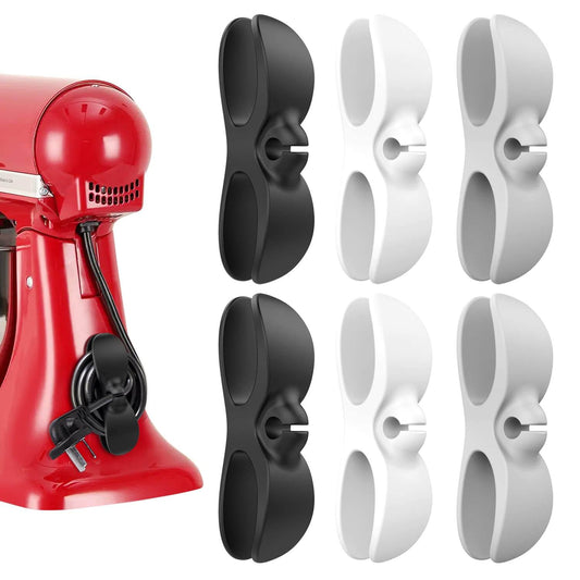🧩6 Pcs Cord Organizer for Appliances,Coffee Maker, Blender, Pressure Cooker, Toaster