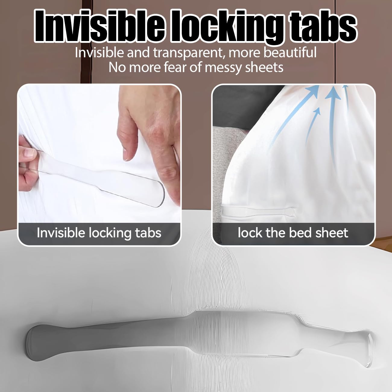 Bed Sheet Grippers 4 PCS Non-slip Sheet Holders