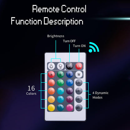 🏮 Pixelated Lantern Night Light – 16 Colors, Remote & Touch Control