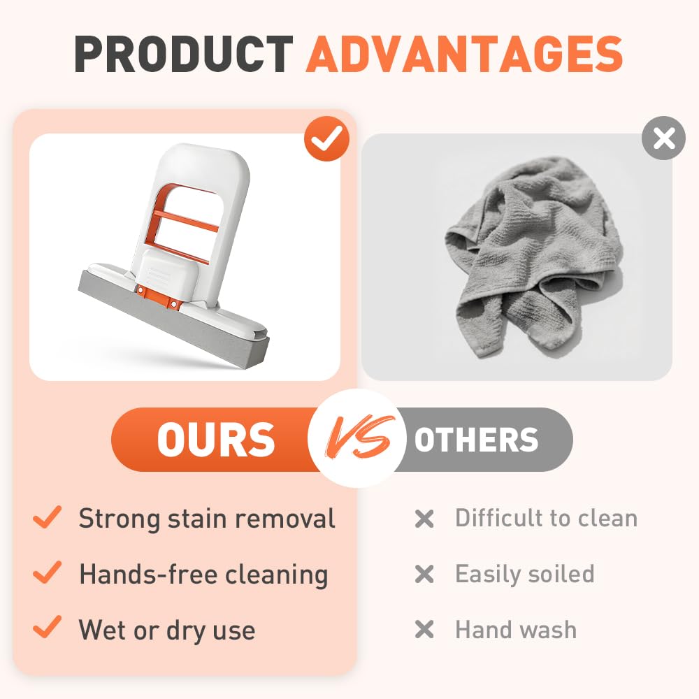 ✨2025 Mini Foldable Mop – Small But Powerful!