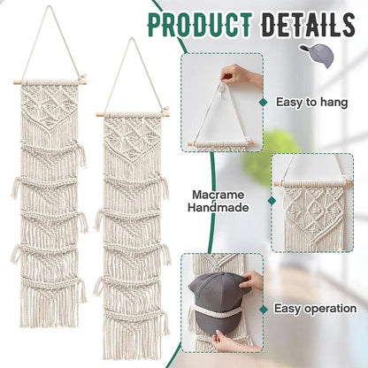 🔥LIMITED TIME OFFER🧢Handwoven Tapestry Baseball Cap Holder