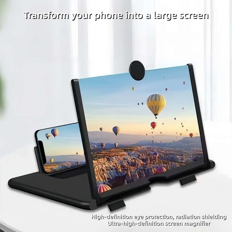 Mobile Phone Magnifier - Ultra-HD Screen Magnifier for Easy TV Viewing Orientation for Landscapes Use Eye Protection Full-Screen Mobile Phone Magnification