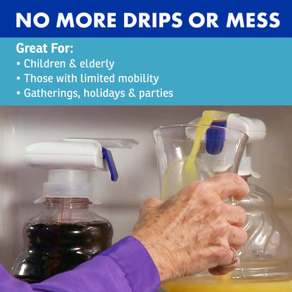 🧃Automatic Drink Dispenser - Hands-Free Beverage Dispenser for Fridge - Perfect for Milk, Juice - Gifts for Women & Men