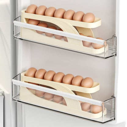 🥚Almost Sold Out💥New Automatic Roll-Down Double-layer Egg Dispenser