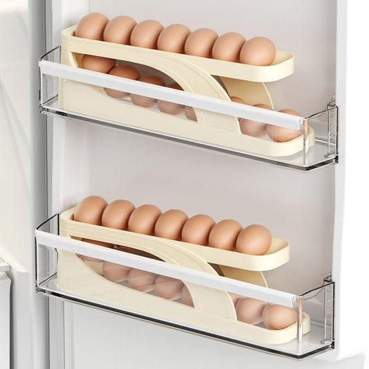 🥚Almost Sold Out💥New Automatic Roll-Down Double-layer Egg Dispenser