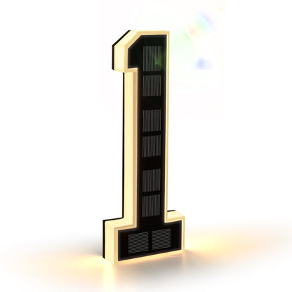 Solar Lighted House Numbers