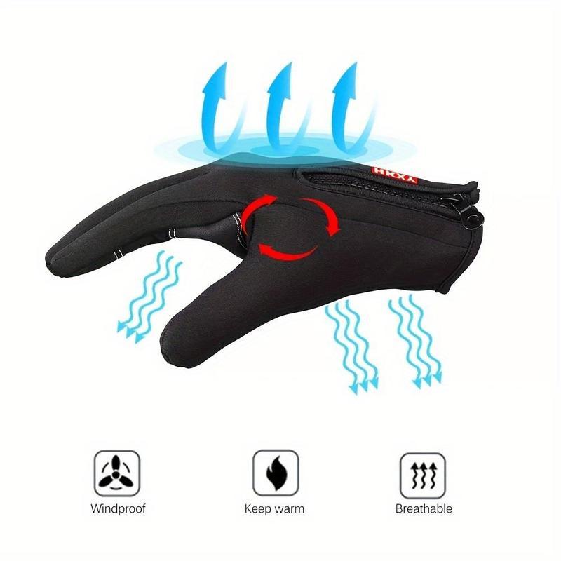 ❄️ Outdoor Winter Gloves — Touchscreen-Compatible, Windproof, Waterproof Full-Finger Gloves for Sports, Travel, and Everyday Use