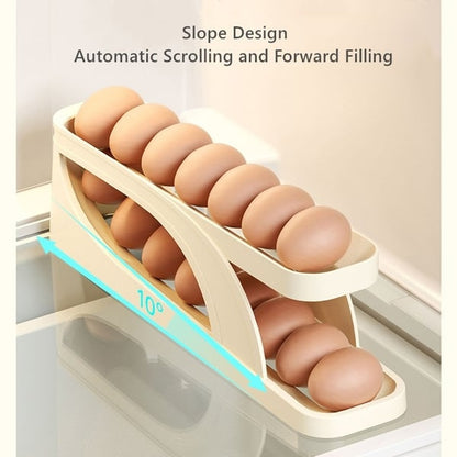 🥚Almost Sold Out💥New Automatic Roll-Down Double-layer Egg Dispenser